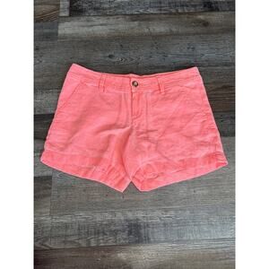 Lilly Pulitzer Calla Shorts size 4 100% linen